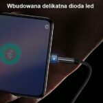 USAMS Braided Rotating Cable U60 2A microUSB green 1m SJ478USB02 (US-SJ478) - imagine 7