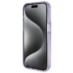 Guess GUHMP13XHRSGSU iPhone 13 Pro Max 6.1"purple hardcase Ring Stand Script Glitter MagSa - imagine 5