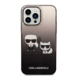 Karl Lagerfeld KLHCP14LTGKCK iPhone 14 Pro 6,1" hardcase black Gradient Ikonik Karl & Choupette - imagine 3