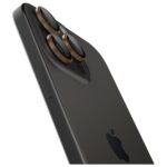 Spigen Optik Pro Glas.TR "EZ FIT" iPhone 16 Pro/Pro Max 2pcs desert titanium AGL08862 - imagine 4