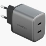 Wall Charger Energea Ampcharge     GaN45 2xUSB-C PD/PPS/QC3.0 45W grey - imagine 5