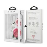 Guess GUHCN58ROSTRT iPhone 11 Pro transparent hardcase Flower Desire Pink & White Rose - imagine 7