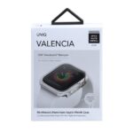 UNIQ Valencia Case Apple Watch Series 4/5/6/SE/SE3 40mm. titanium silver - imagine 4