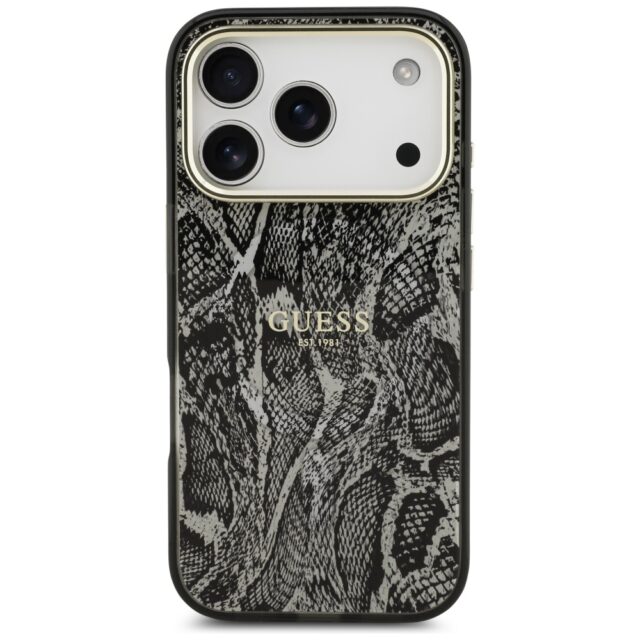 Guess Python Pattern MagSafe Case for iPhone 17 Pro Black - imagine 3