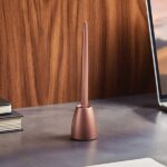 Lexon Scribalu Pen with Base soft gold LS64P1 - imagine 4