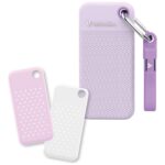 External Drive Verbatim Pocket SSD 2TB USB-C 3.2 gen.2 white-purple 32323 - imagine 2