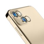 3MK Lens Protection Pro iPhone 14 6,1" gold Camera lens protection with mounting frame 1szt. - imagine 2