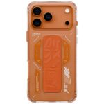 Skinarma Helio Case for iPhone 17 Pro Max Magnetic Charging + Grip Stand Orange - imagine 3