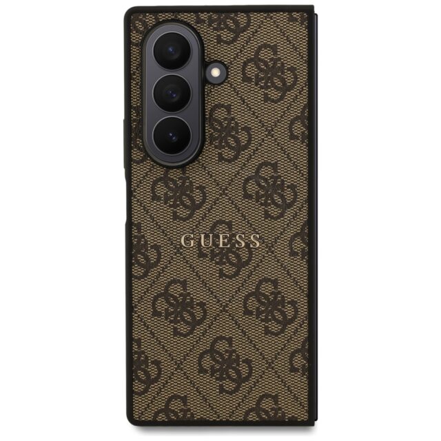Case Guess 4G Classic MagSafe for Samsung Galaxy Z Fold7 brown - imagine 2
