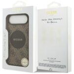 Case Guess 4G Circle Classic Logo        MagSafe for iPhone Air brown - imagine 8