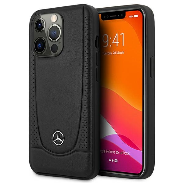 cps-08558641919b5ce372dffb7b0b864f9a-2025-12-06-20-26-48 Mercedes MEHCP15XARMBK iPhone 15 Pro Max 6.7" Black Hardcase Leather Urban - imagine 1