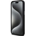 DKNY DKHCP15XSMCBSK iPhone 15 Pro Max 6.7" black hardcase Liquid Silicone Metal Logo - imagine 5