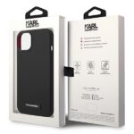 Karl Lagerfeld KLHMP14MSLMP1K iPhone 14 Plus / 15 Plus 6,7" hardcase black Silicone Plaque Mag - imagine 8