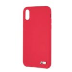 BMW BMHCPXMSILRE iPhone X/Xs hardcase case  red Silicone M Collection - imagine 4
