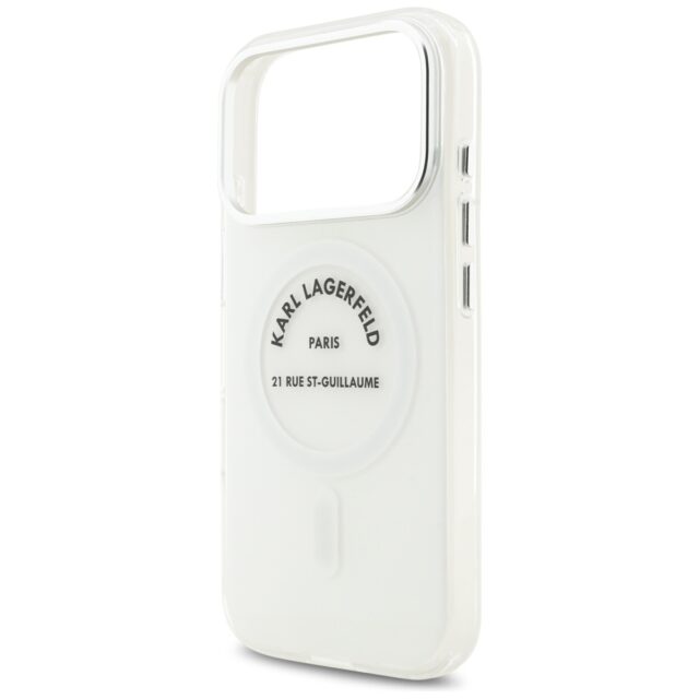 Karl Lagerfeld IML Karl RSG Logo MagSafe Case for iPhone 17 Pro Transparent - imagine 6
