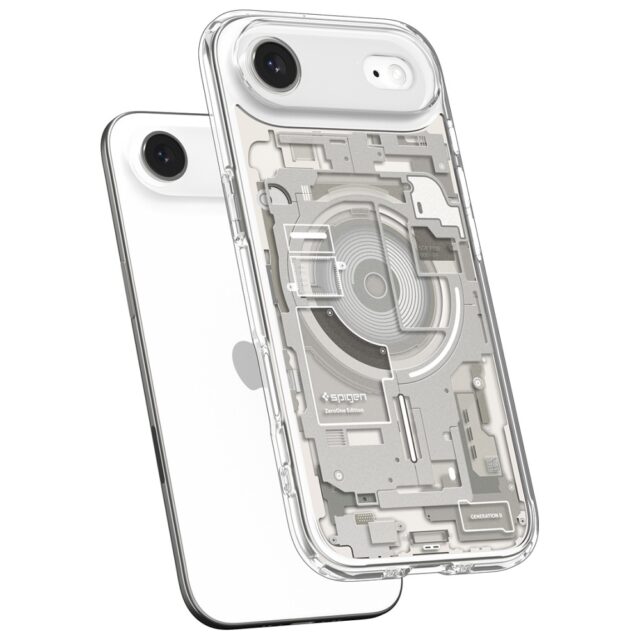 Spigen Ultra Hybrid Mag MagSafe case for iPhone Air zero one titanium - imagine 5