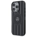 Mercedes MEHMP16X23HRSK iPhone 16 Pro Max 6.9" black hardcase MB Double Layer Crossed Line MagSafe - imagine 2
