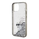Karl Lagerfeld KLHCP15SLKCNSK iPhone 15/ 14 / 13 6.1" transparent hardcase Liquid Glitter Choupette - imagine 6