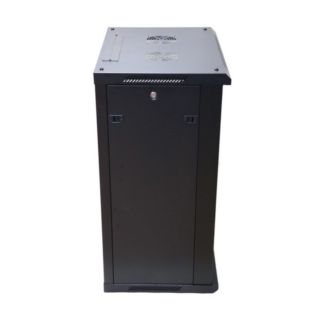 Extralink 18U 600x450 Black | Rackmount cabinet | wall mounted - imagine 4