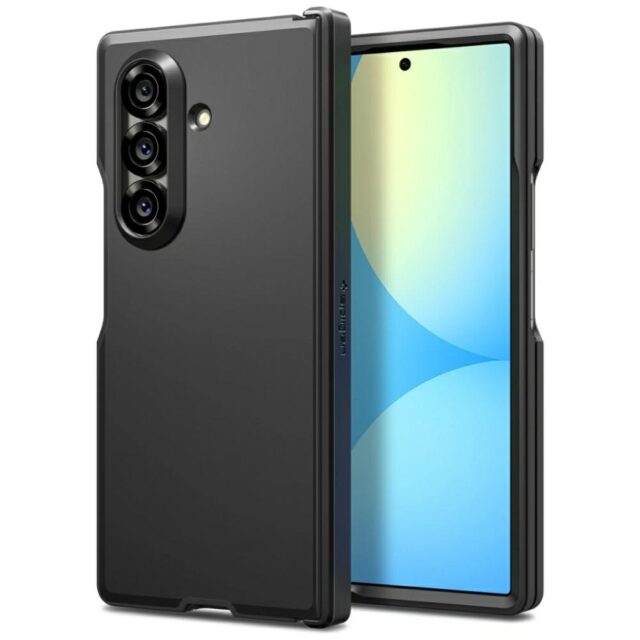 Case Spigen Tough Armor Pro Mag MagSafe for Samsung Galaxy Z Fold7 black - imagine 5