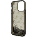 Guess GUHCP14XLC4PSGK iPhone 14 Pro Max 6.7" black hardcase Liquid Glitter 4G Transculent - imagine 7