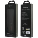 Strap Audi Sport Red Logo Silicone Watch Strap for Apple Watch 44/45/46/49mm black - imagine 4