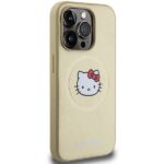 Hello Kitty HKHMP14LPGHCKD iPhone 14 Pro 6.1" gold hardcase Leather Kitty Head MagSafe - imagine 4