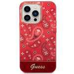 Guess GUHCP14XHGBNHR iPhone 14 Pro Max 6,7" red hardcase Bandana Paisley - imagine 3