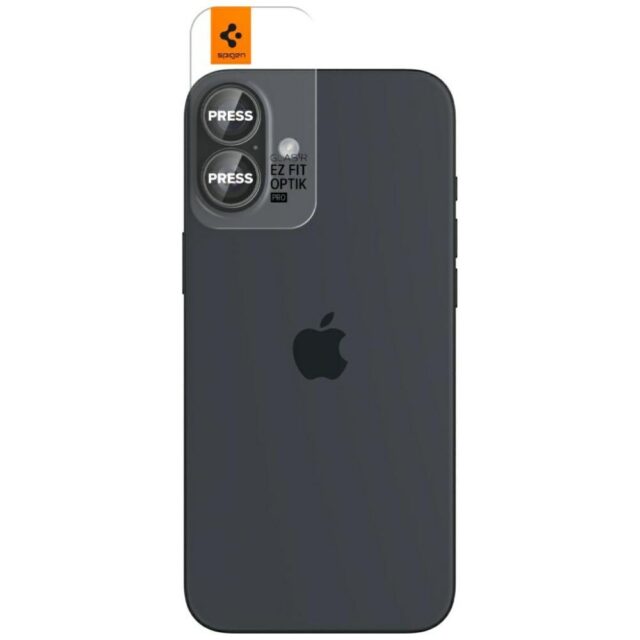 Spigen Glas.Tr Camera EZ FIT Optik Pro Camera Lens Protection for Apple iPhone 17 / 16 Plus / 16 Tra - imagine 2