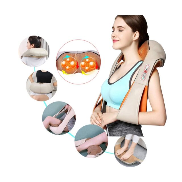 Extralink Smart Life Neck Massager | Neck massager | 3 speeds, 24W, AC, DC power supply - imagine 4