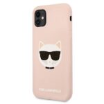 Karl Lagerfeld KLHCN61SLCHLP iPhone 11 6,1" / Xr hardcase light pink Silicone Choupette - imagine 2