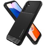 Spigen Rugged Armor Samsung A14 5G A146 black ACS05847 - imagine 5