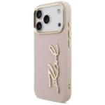 Karl Lagerfeld Karl Script Logo Case for iPhone 17 Pro Pink - imagine 2