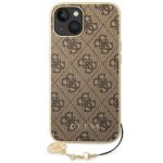 Guess GUHCP14MGF4GBR iPhone 14 Plus / 15 Plus 6.7" brown hardcase 4G Charms Collection - imagine 2