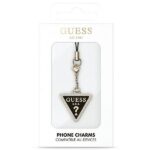 Guess GUCPMTDCK Phone Strap Triangle Diamond Charm with Rhinestones - imagine 2