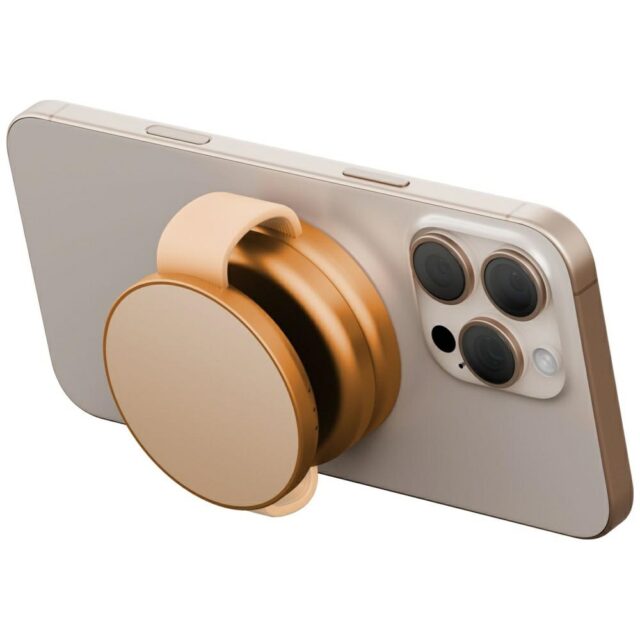 Wireless charger Energea Alumag Trio 3-in-1 Qi2 15W orange - imagine 3