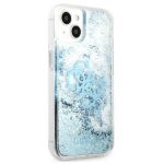 Guess GUHCP13SLG4GBL iPhone 13 mini 5,4" blue hardcase 4G Big Liquid Glitter - imagine 4