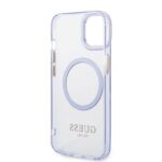 Guess GUHMP14SHTCMU iPhone 14 / 15 / 136.1"purple hard case Gold Outline Translucent MagS - imagine 7