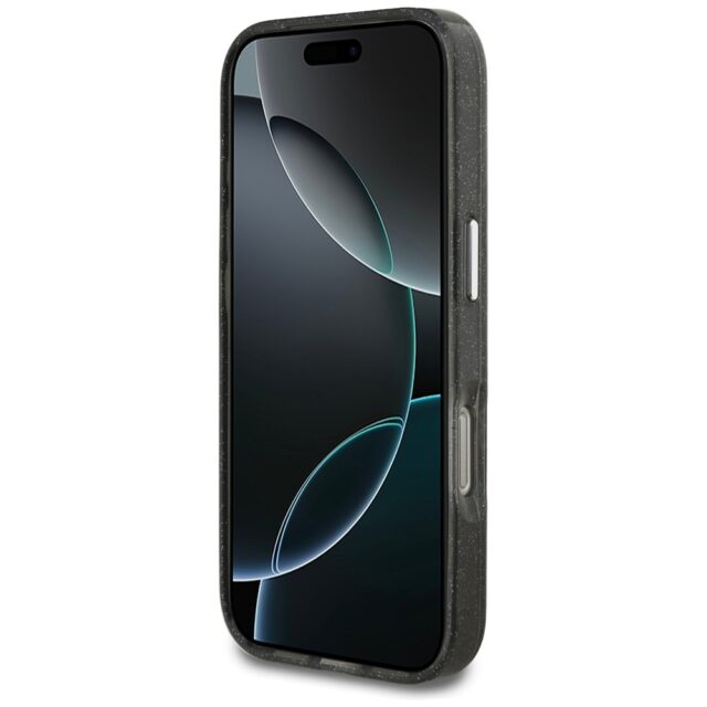 Case Karl Lagerfeld IML Glitter Karl &   Choupette Heads Logo MagSafe for iPhone 17 Pro black - imagine 5