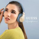 Guess Bluetooth on-ear headphones GUBH604GEMB blue 4G Script - imagine 5
