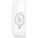 Karl Lagerfeld KLHMP13LHMRSKCH iPhone 13 Pro / 13 6.1" white hardcase Ring Stand Karl&Choupettt - imagine 7