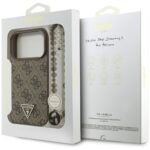 Guess 4G Strap Triangle Logo MagSafe case for iPhone 17 Pro brown - imagine 8