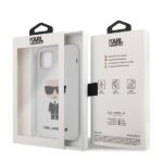 Karl Lagerfeld KLHCN61SLFKWH iPhone 11 6,1" / Xr hardcase white Silicone Iconic - imagine 8