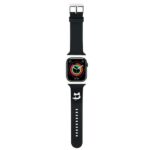 Karl Lagerfeld Strap KLAWLSLCNK Apple Watch 42/44/45/49mm black strap 3D Rubber Choupette Head