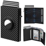 Portfel MajesticLine RFID z miejscem na   lokalizator czarny - imagine 2