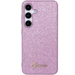 Guess GGUHCS24MHGGSHU S24+ S926 purple hardcase Glitter Script - imagine 3