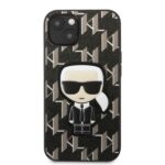 Karl Lagerfeld KLHCP13SPMNIKBK iPhone 13 mini 5,4" hardcase black Monogram Ikonik Patch - imagine 3