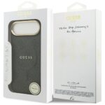 Case Guess 4G PU Classic Logo MagSafe for iPhone Air black - imagine 8