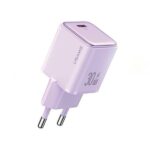 USAMS Charger 1xUSB-C PD30W 3A(only head) PD3.0 Fast Charging purple X-ron Series CC186