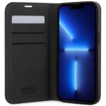 Karl Lagerfeld KLBKP14XSANKCPG iPhone 14 Pro Max 6.7" bookcase silver Saffiano Karl & Choupet - imagine 4